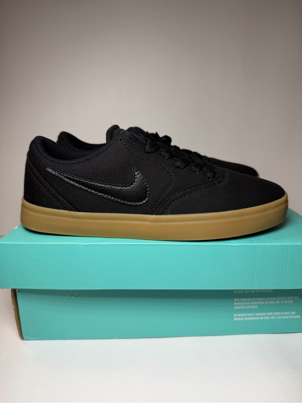 Nike SB Check Canvas Sneakers (6Y / 7.5W)